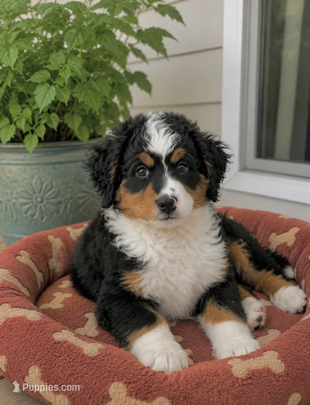 Bailey – Miniature Bernedoodle puppy for sale in Gurnee, IL