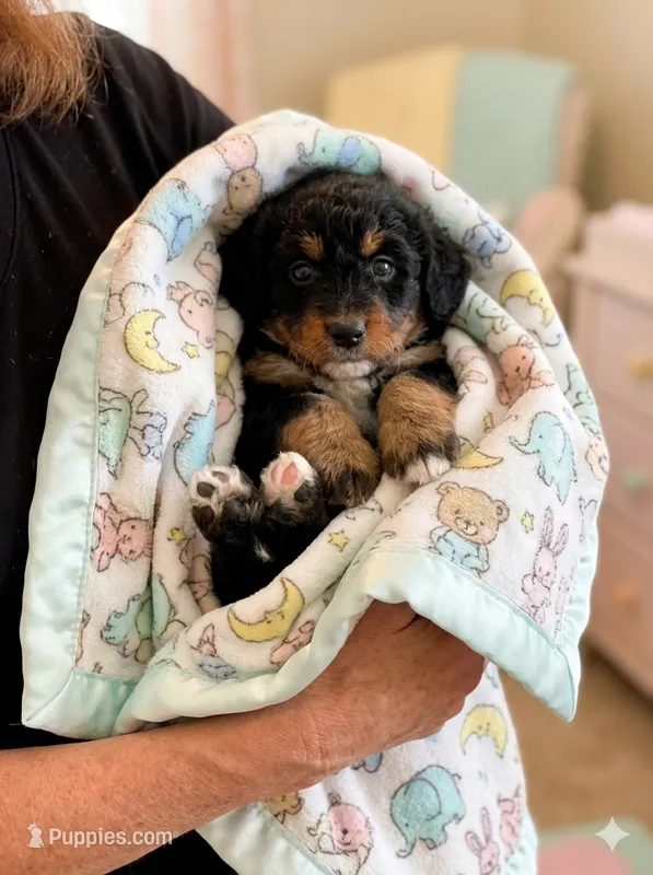 Bear – Miniature Bernedoodle puppy for sale in Gurnee, IL