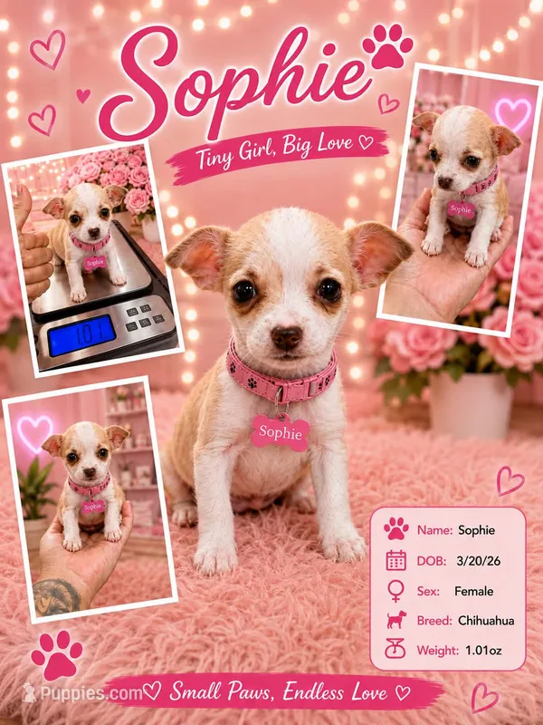 SOPHIE – Chihuahua puppy for sale in Cypress, TX