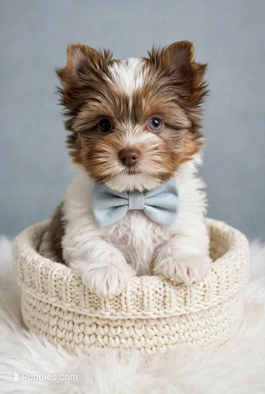 Jules- Blue eye and SMALL ❤️ – Yorkshire Terrier puppy for sale in San Marcos, TX