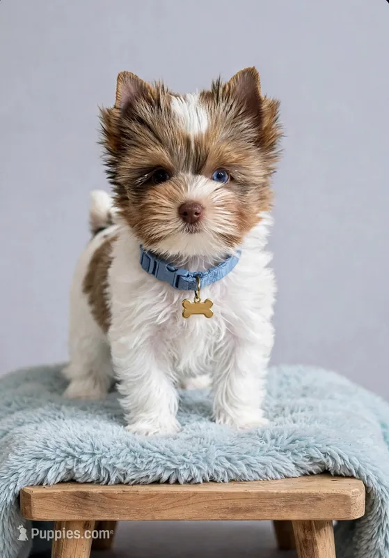 Jules- Blue eye and SMALL ❤️ – Yorkshire Terrier puppy for sale in San Marcos, TX