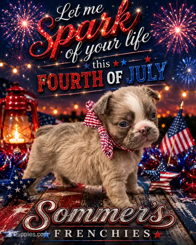 Lilac fluffy male , a male French Bulldog for sale in Miami, OK – 1 of 9