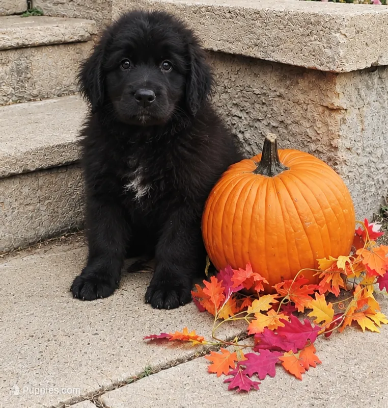 Male 7 – Newfoundland puppy on hold in Cambridge, NE