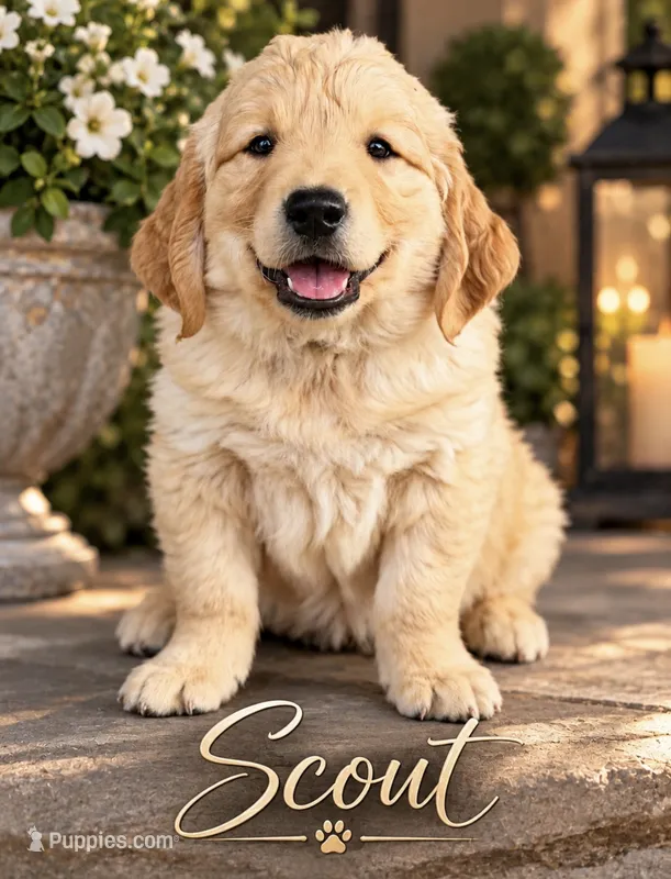 Scout  – Golden Retriever puppy for sale in De Kalb, TX