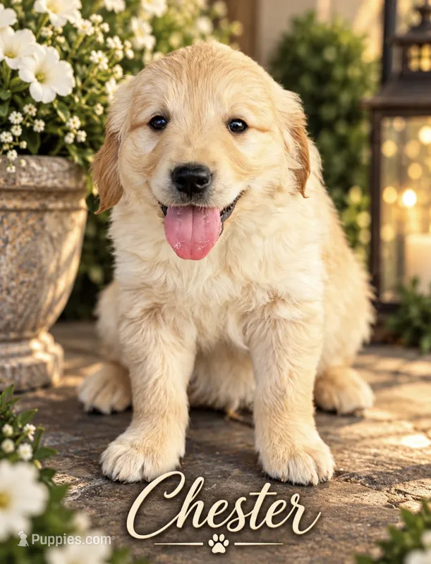 Chester  – Golden Retriever puppy for sale in De Kalb, TX