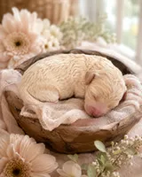 Puppy #4, a male Miniature Bernedoodle for sale in Albertville, AL – 1 of 2