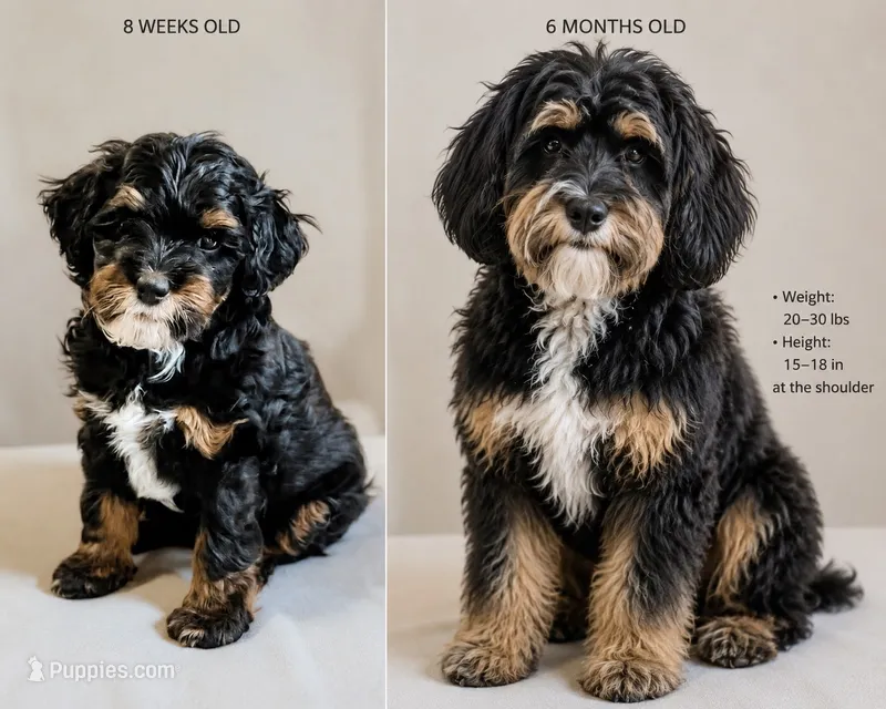 Dark Pink Collar – Miniature Bernedoodle puppy for sale in Port Charlotte, FL