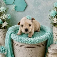 Gidget- Tiny Wheaten, a female Miniature Schnauzer for sale in Tremonton, UT – 4 of 4