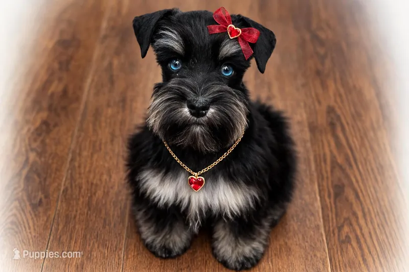 CALYPSO- TOY W/BLUE EYES – Miniature Schnauzer puppy for sale in Tremonton, UT