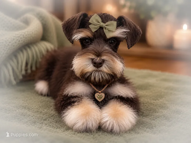Ginger- Tcup Lvr Tan – Miniature Schnauzer puppy for sale in Tremonton, UT