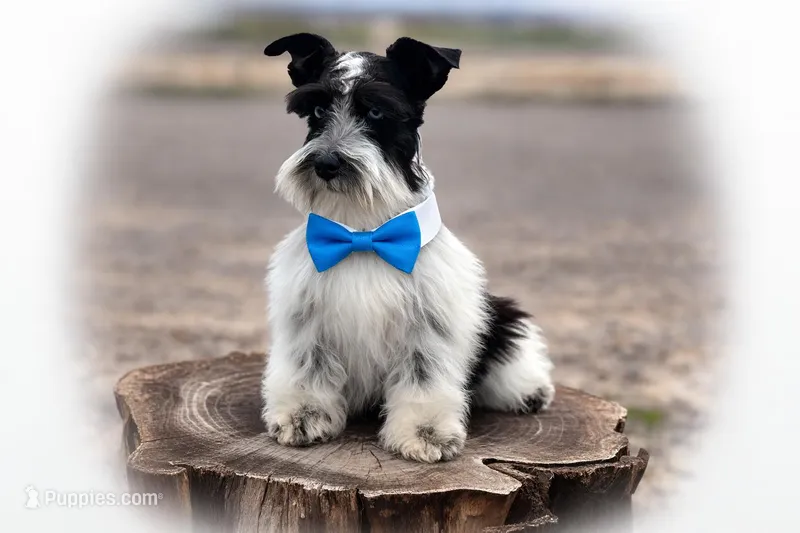 TUX- B/S ROAN BLUE EYES – Miniature Schnauzer puppy for sale in Tremonton, UT