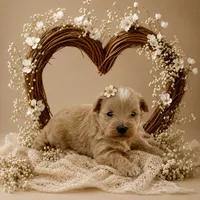 Paddington- Toy Wheaten, a male Miniature Schnauzer for sale in Tremonton, UT – 2 of 4