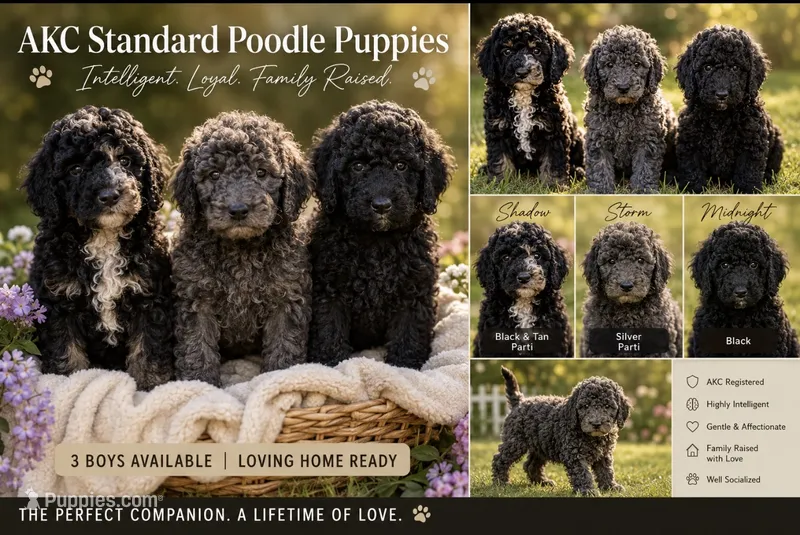 Oliver – Poodle - Standard  puppy for sale in Lenoir, NC
