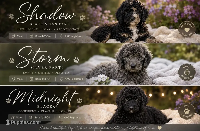 Spots – Poodle - Standard  puppy for sale in Lenoir, NC