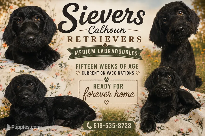 Scarlett  – Labradoodle puppy for sale in Batchtown, IL