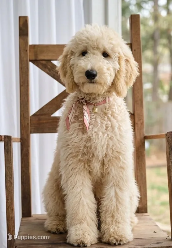 Ember (Multi-Gen) – Goldendoodle, Poodle - Multi-Colored Standard puppy on hold in Mittie, LA