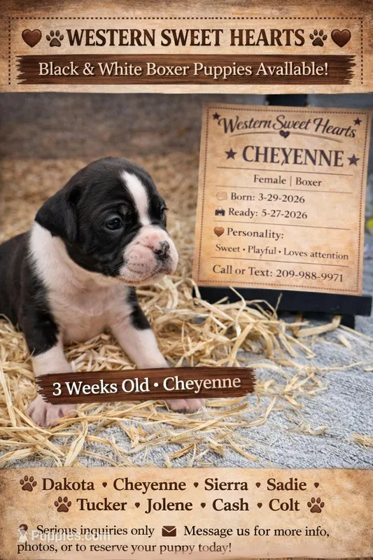 Cheyenne- AKC-Female – Boxer puppy for sale in Turlock, CA