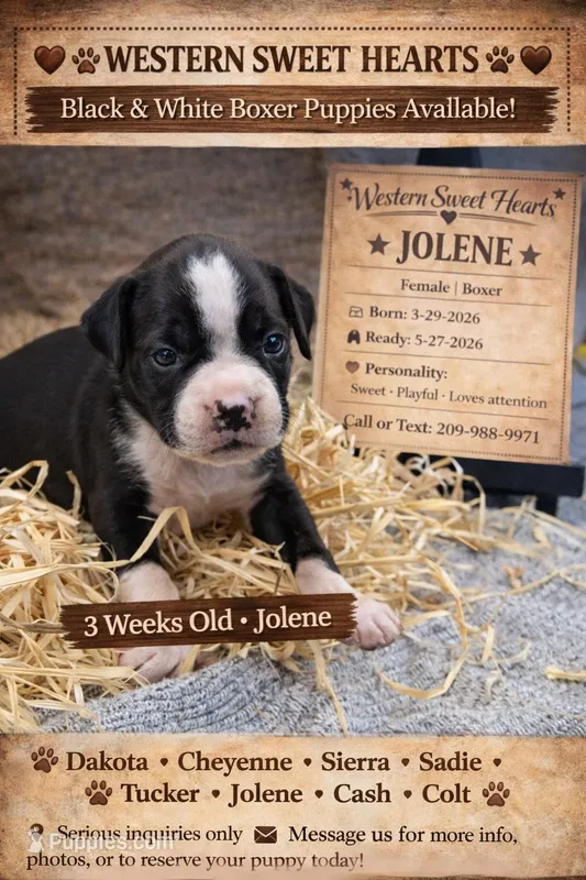 Jolene- AKC-Female – Boxer puppy for sale in Turlock, CA