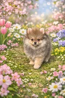 Chili , a female Pomeranian for sale in Kenney, IL – Photo 2 of 2