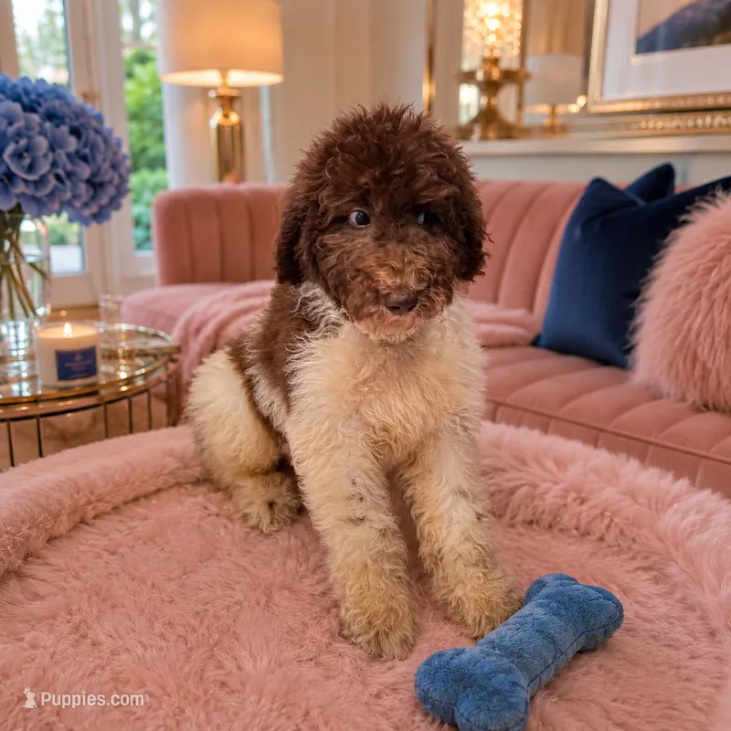 Hershey Blue Collar  – Poodle - Multi-Colored Standard puppy for sale in Carrollton, GA