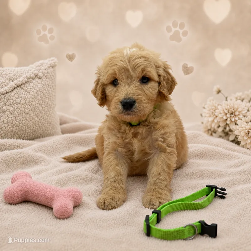 Paisley Green Collar GD – Goldendoodle puppy for sale in Carrollton, GA