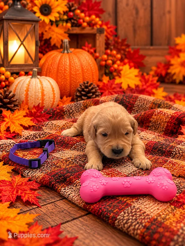 Missy - Purple Collar – Golden Retriever puppy for sale in Carrollton, GA