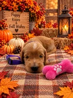 Faith - Purple Collar F1b GD, a female Goldendoodle for sale in Carrollton, GA – 2 of 3
