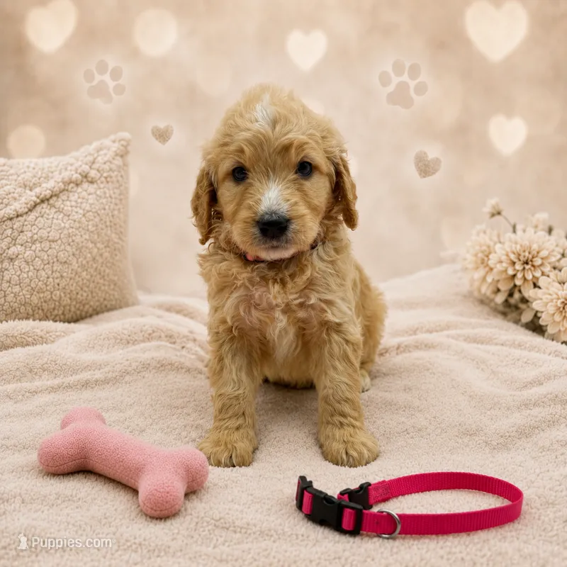 Joy Pink Collar GD – Goldendoodle puppy for sale in Carrollton, GA