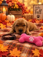 Maddie - Brown Collar GR, a female Golden Retriever for sale in Carrollton, GA – 2 of 3