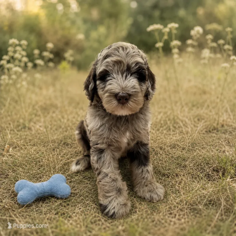 Oreo Mini – Miniature Aussiedoodle puppy for sale in Carrollton, GA