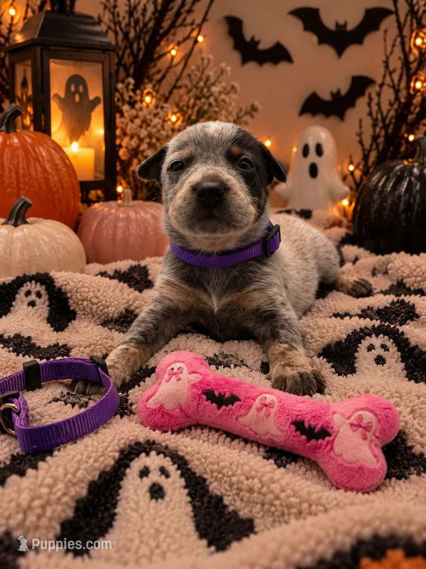 Honey - Purple collar – Australian Cattle Dog puppy for sale in Carrollton, GA