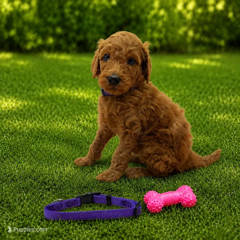 Daisy - Purple Collar Poo – Poodle - Standard  puppy for sale in Carrollton, GA