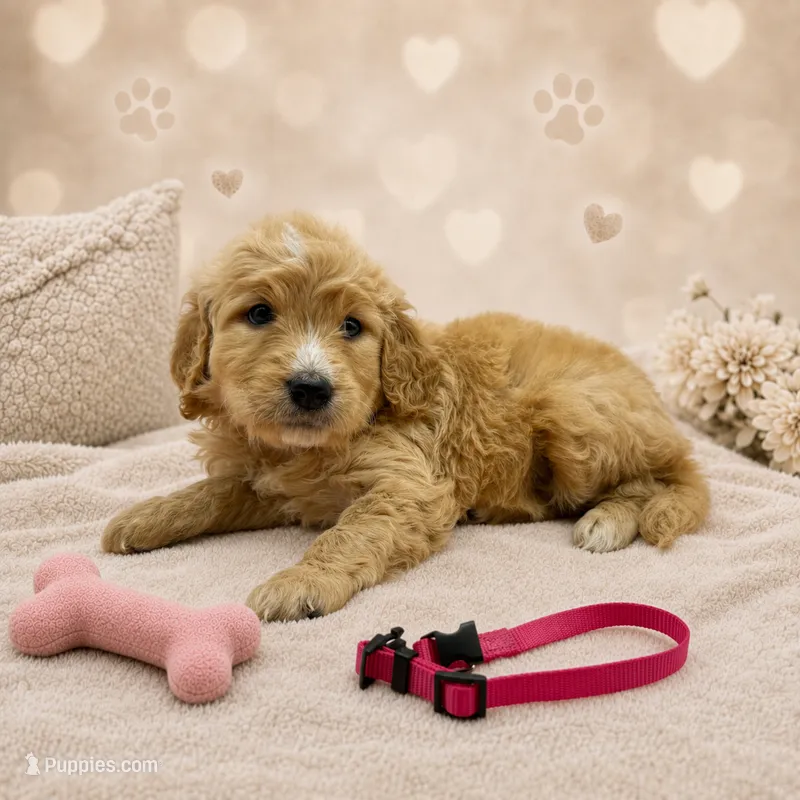 Joy Pink Collar GD – Goldendoodle puppy for sale in Carrollton, GA
