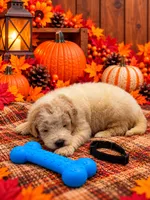 Buddy - Black Collar, a male Pyredoodle for sale in Carrollton, GA – 2 of 2