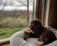 Hershey, a male Miniature Aussiedoodle for sale in Carrollton, GA – 2 of 4
