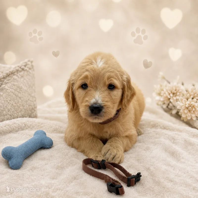 Willie Nelson Brown Collar GD – Goldendoodle puppy for sale in Carrollton, GA