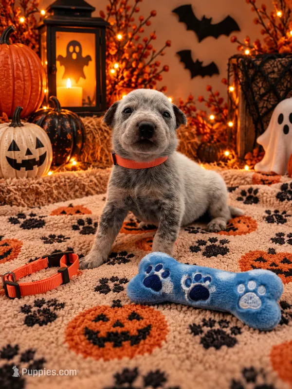 Diesel - Orange Collar – Australian Cattle Dog puppy for sale in Carrollton, GA