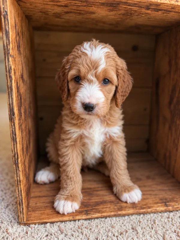 Major, a male Goldendoodle for sale in Nunica, MI – 1 of 2