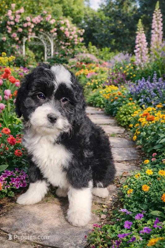 Holly – Golden Mountain Doodle puppy for sale in Zumbro Falls, MN