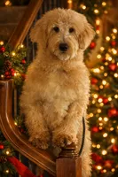 Handsome Blue- Penny, a male Goldendoodle for sale in Rush Springs, OK – Photo 1 of 10