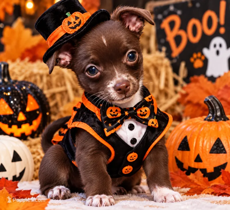 Midnight- Chocolate Male – Chihuahua puppy for sale in Andalusia, AL