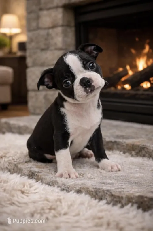 Candy, a female Boston Terrier for sale in Plainfield, IN – Photo 1 of 2