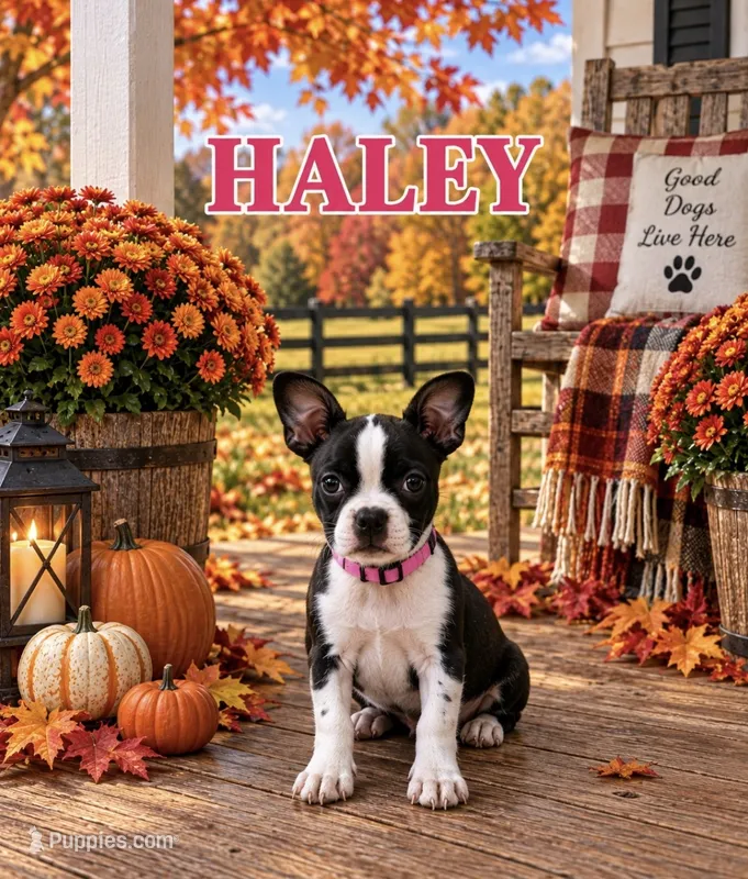 Haley – Boston Terrier puppy for sale in Plainfield, IN
