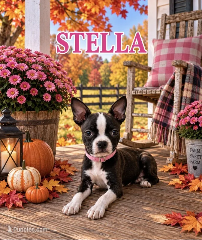 Stella – Boston Terrier puppy for sale in Plainfield, IN
