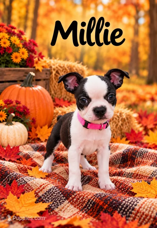 Millie – Boston Terrier puppy for sale in Plainfield, IN