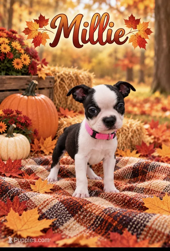 Millie – Boston Terrier puppy for sale in Plainfield, IN