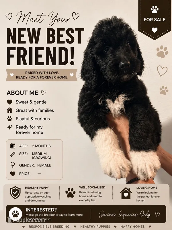 Moira (F1 Female) – Goldendoodle puppy for sale in Bend, OR