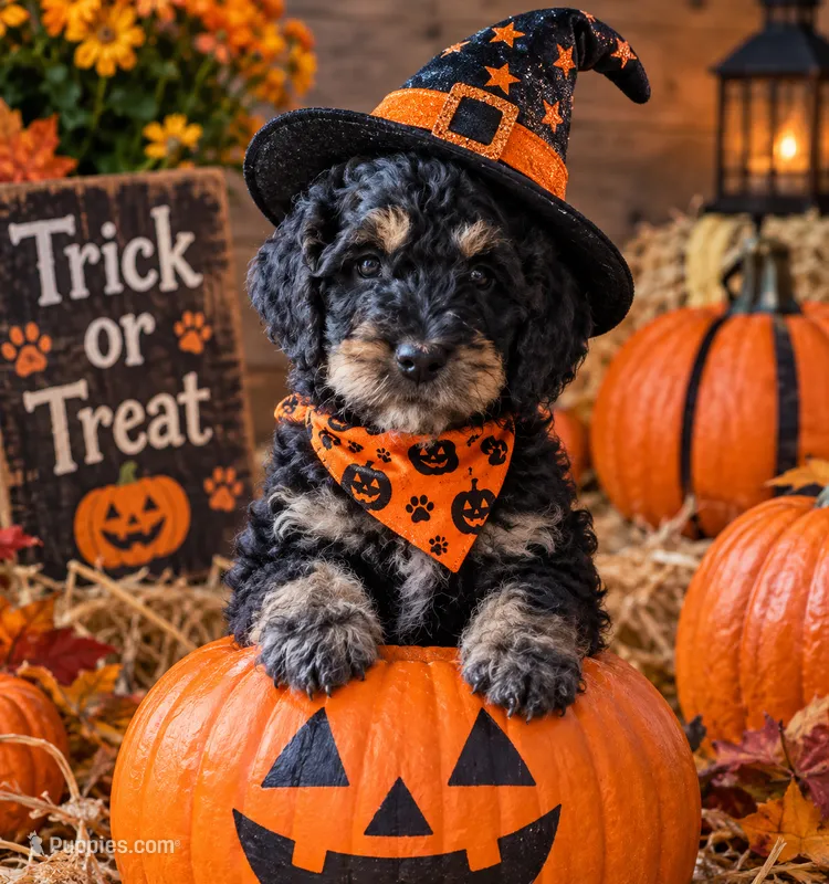Ghost – Gordon Setter, Poodle - Standard  puppy for sale in Holmen, WI