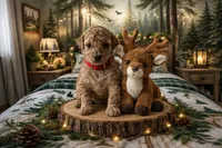 Forest, a male Poodle - Miniature  for sale in North Adams, MI – Photo 3 of 3