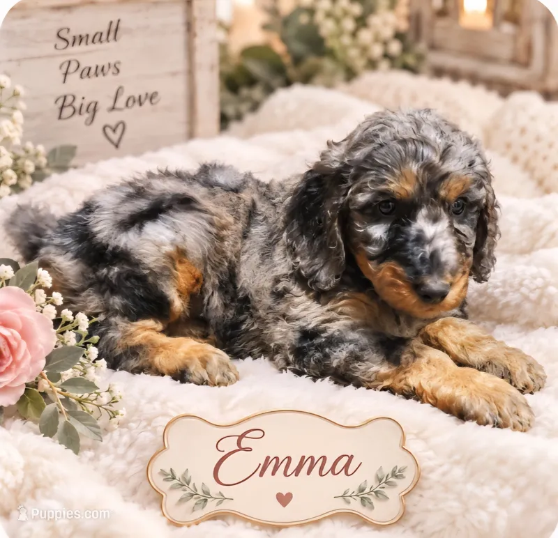 Emma – Bernedoodle puppy for sale in North Adams, MI